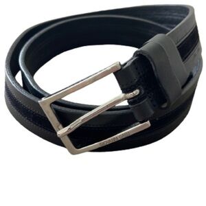 GIOVANNI GILLI ‎ GENUINE LEATHER BLACK MEN'S  BELT HC01014 49 100